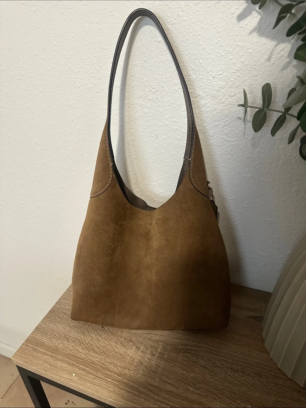 COACH Suede Brooklyn Shoulder Bag 28